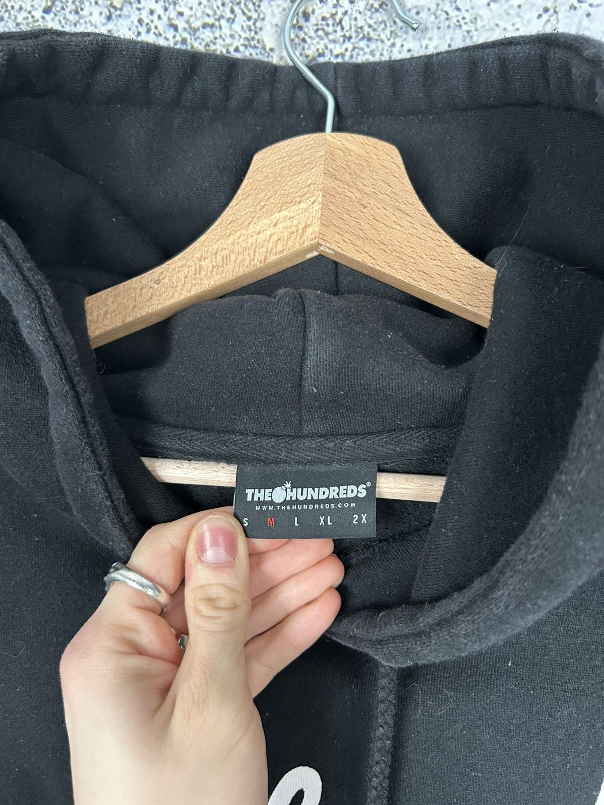 The Hundreds The Hundreds Black Hoodie Streetwear Rap Skate Size US M / EU 48-50 / 2 - 4 Thumbnail
