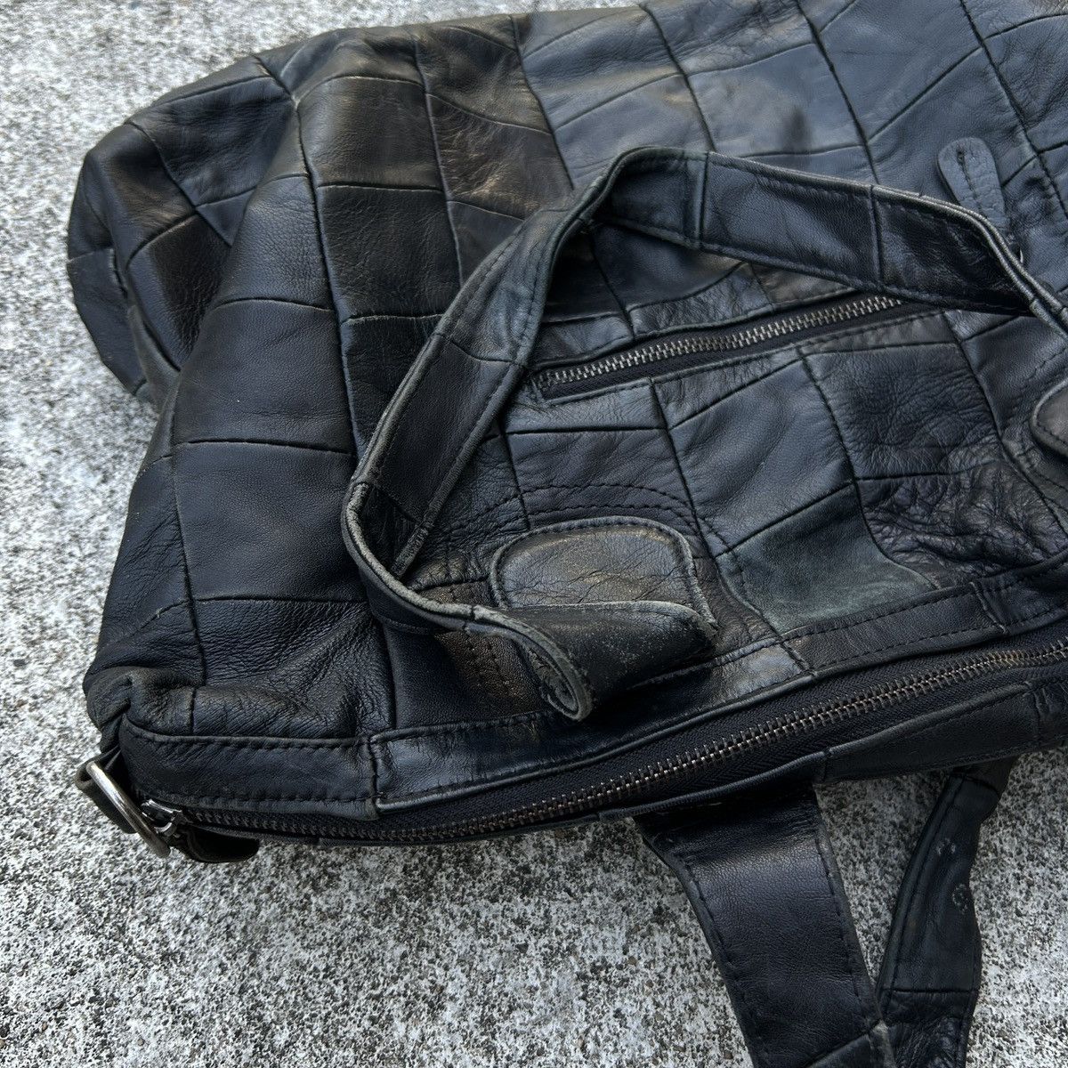 Handmade Vintage Genuine leather Bag Skull feel like chrome Size ONE SIZE - 14 Thumbnail