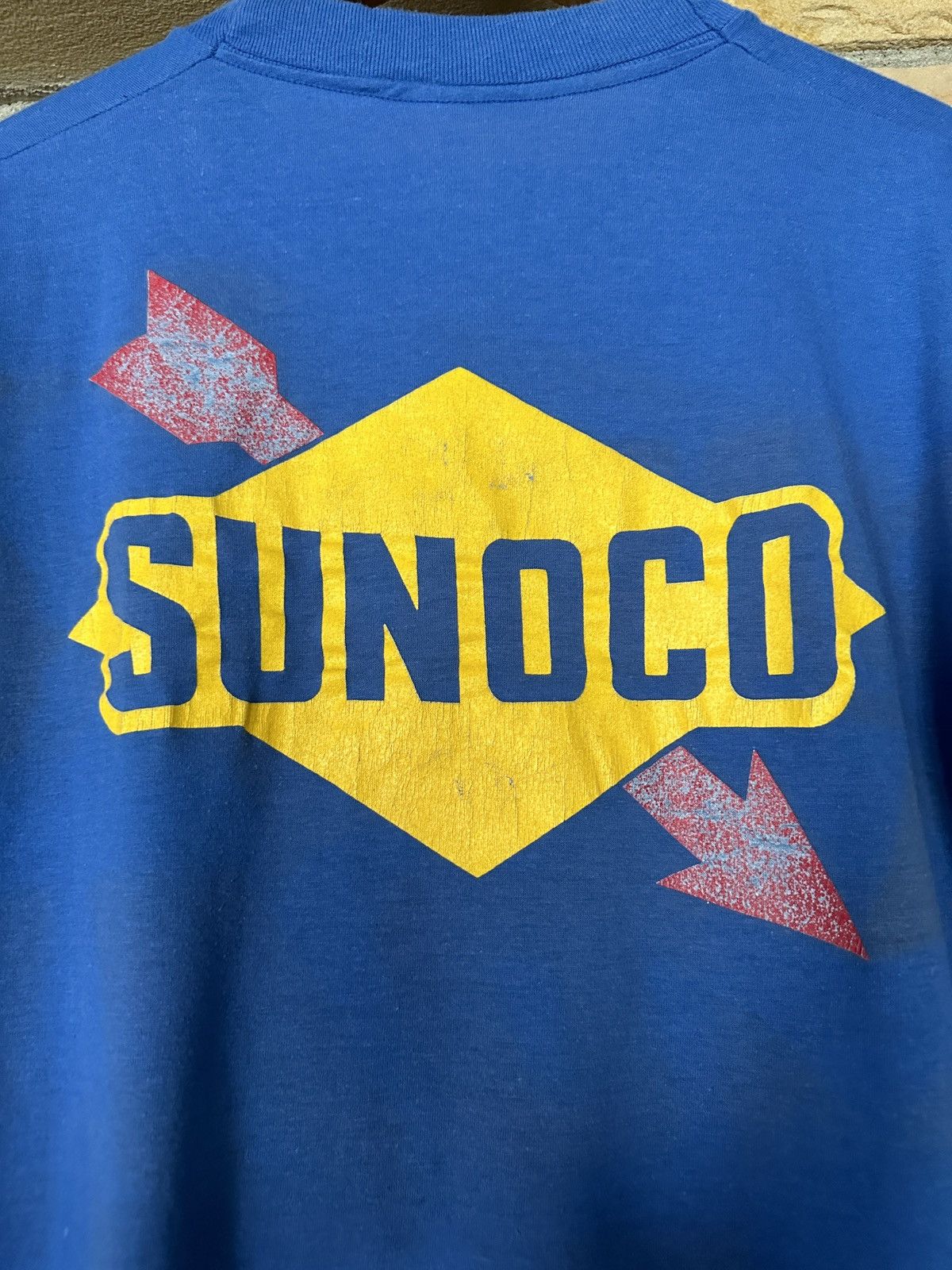 Vintage Vintage 80s Sunoco Ultra 94 Octane Double Sided Graphic Tee Size US L / EU 52-54 / 3 - 6 Thumbnail