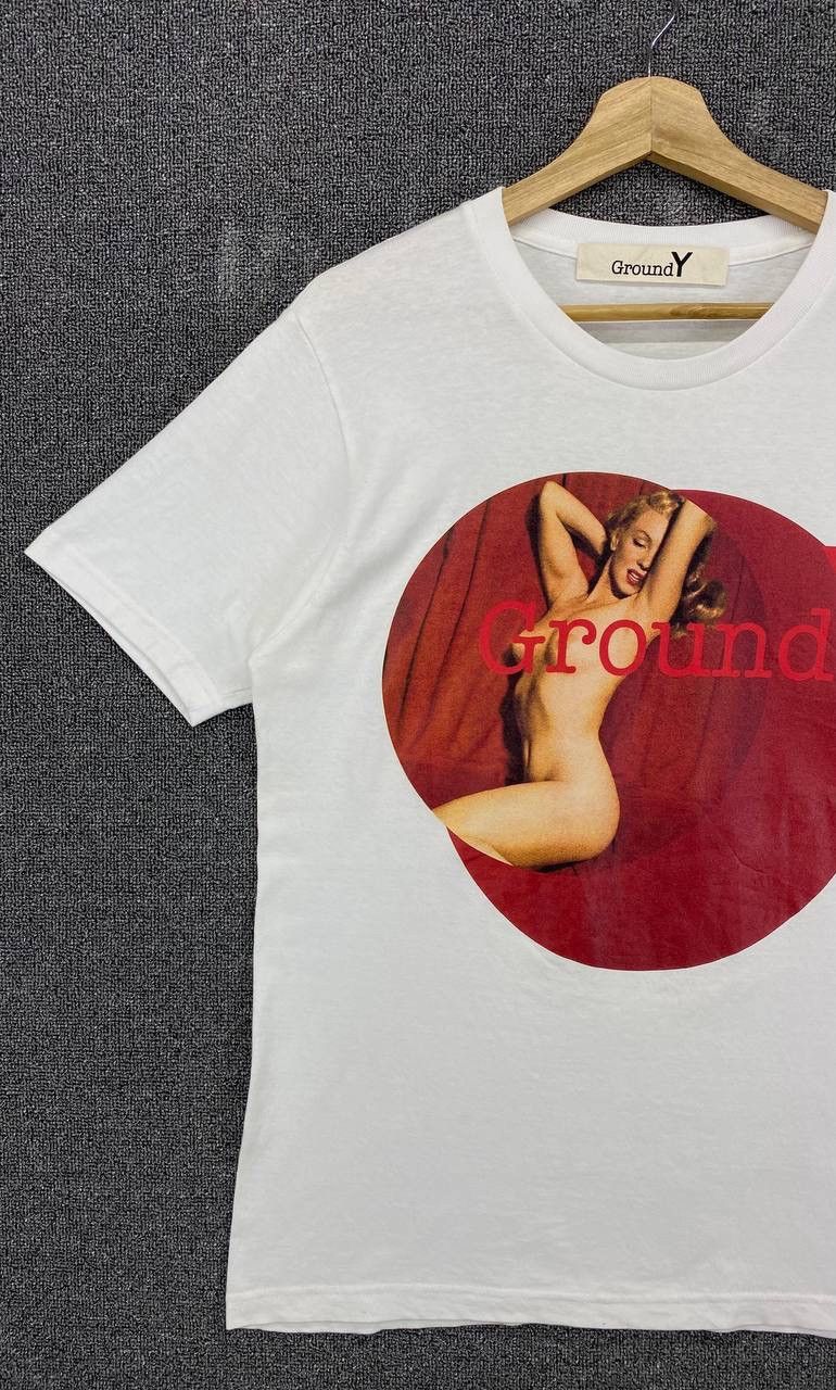 Yohji Yamamoto Vintage Yohji Yamamoto Ground Y Naked Sexy Printed T Shirts Size US M / EU 48-50 / 2 - 4 Thumbnail