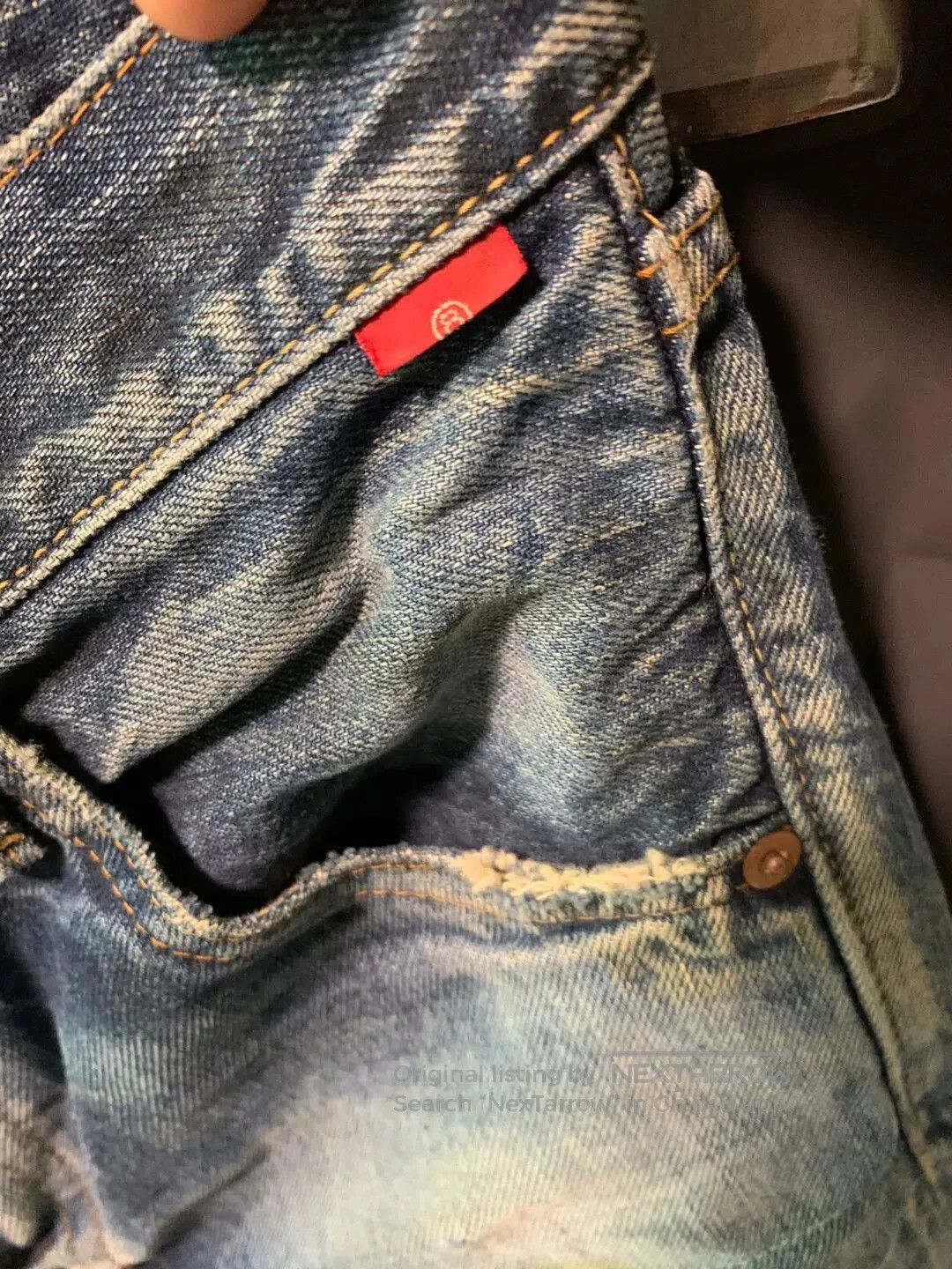 ANACHRONORM stylish raw denim slim fit jeans W30. Size US 30 / EU 46 - 5 Thumbnail