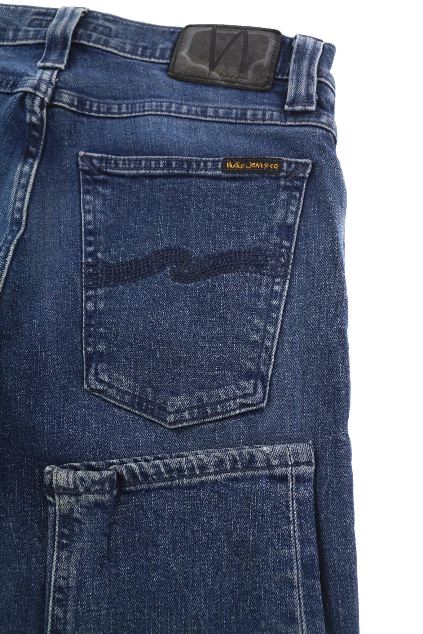 Nudie Jeans HIGH KAI W28/L32 Navy Falls Organic Zip Fly 82675 Size US 28 / EU 44 - 5 Thumbnail
