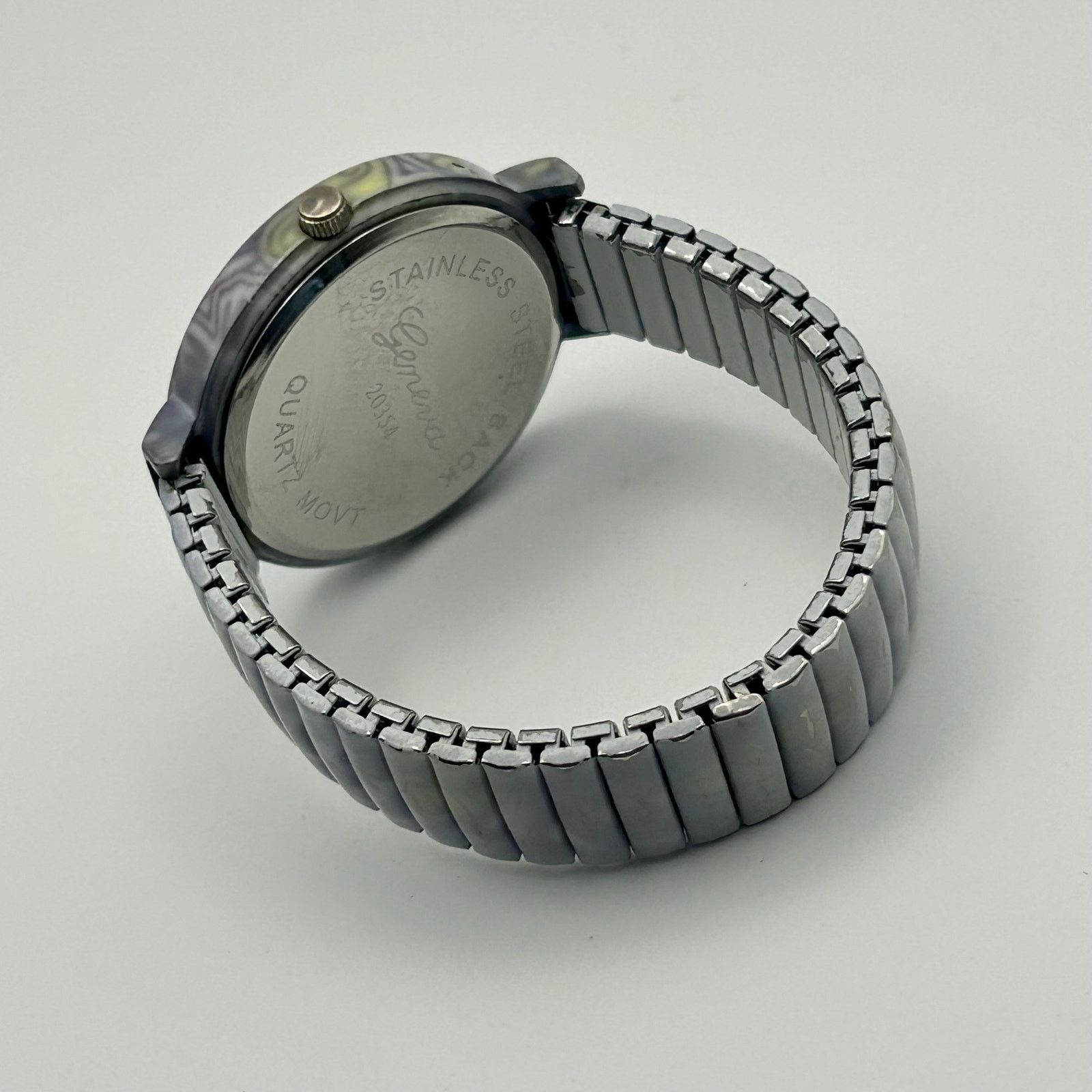 Geneva Geneva Pastel Iridescent Watch with Crystal-accented Bezel Size ONE SIZE - 5 Thumbnail
