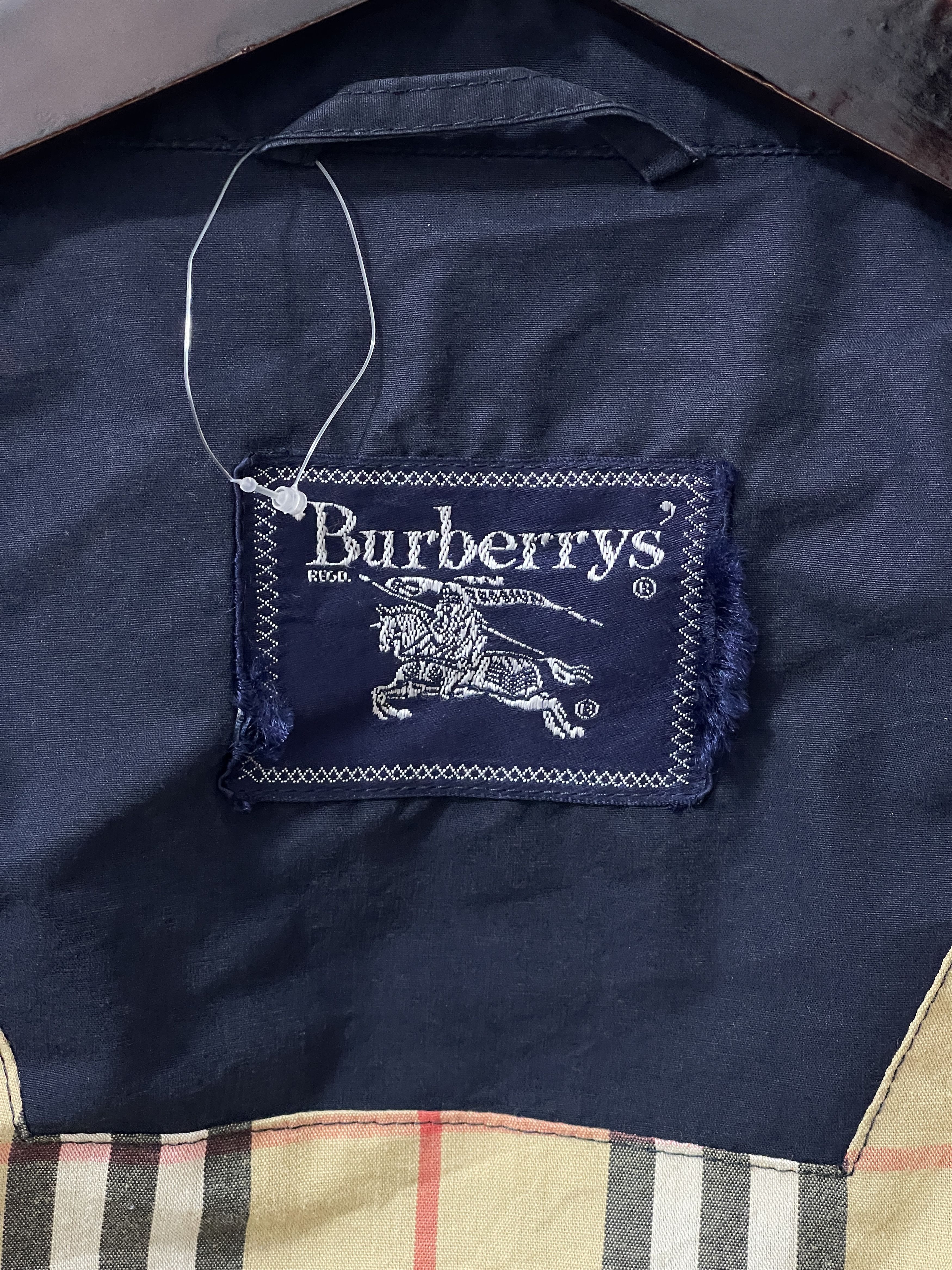 Burberry Vintage Burberry Walbusch Navy Jacket Size US XL / EU 56 / 4 - 7 Thumbnail