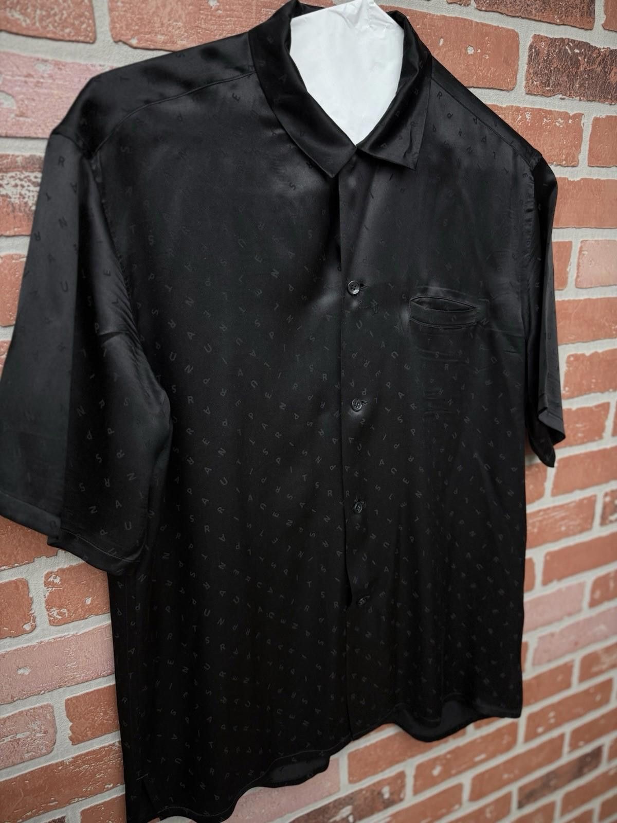 Saint Laurent Paris Saint Laurent Paris Collared Button Silk T-Shirt Size (40) Size US M / EU 48-50 / 2 - 1 Thumbnail