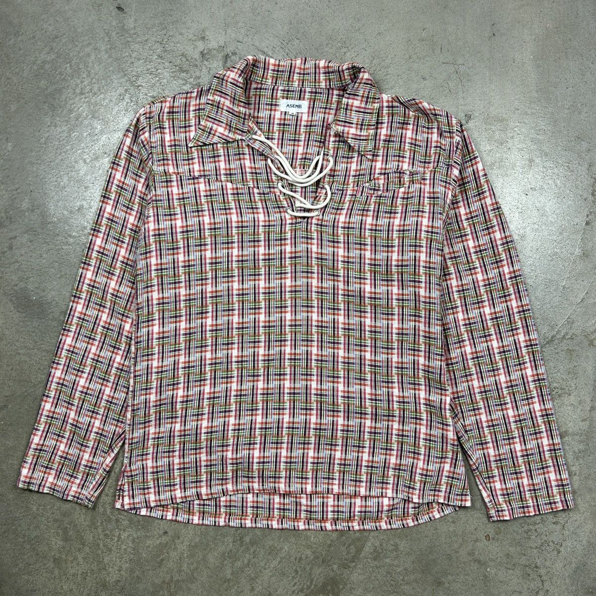 Japanese Brand × Vintage 1990s ASEMB Japan Lace Top Size US M / EU 48-50 / 2 - 7 Thumbnail