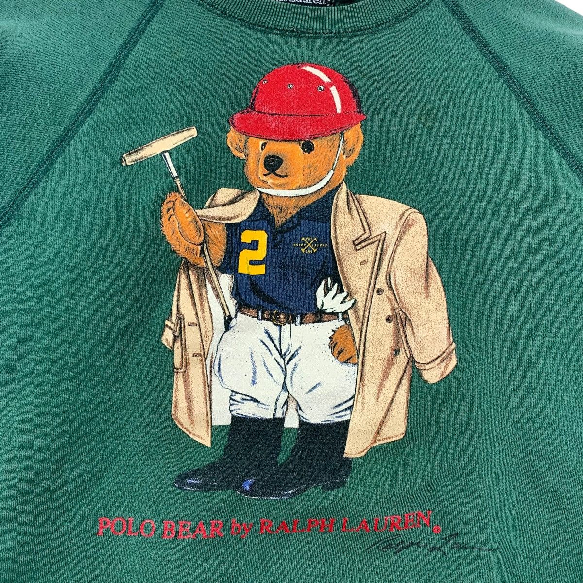 Polo Ralph Lauren Vintage 90s POLO BEAR Ralph Lauren Usa Hockey Kid Sweatshirt Size US S / EU 44-46 / 1 - 3 Thumbnail