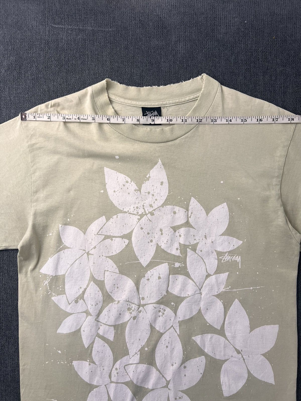 Stussy Stussy Beige Flower print Size US M / EU 48-50 / 2 - 3 Thumbnail