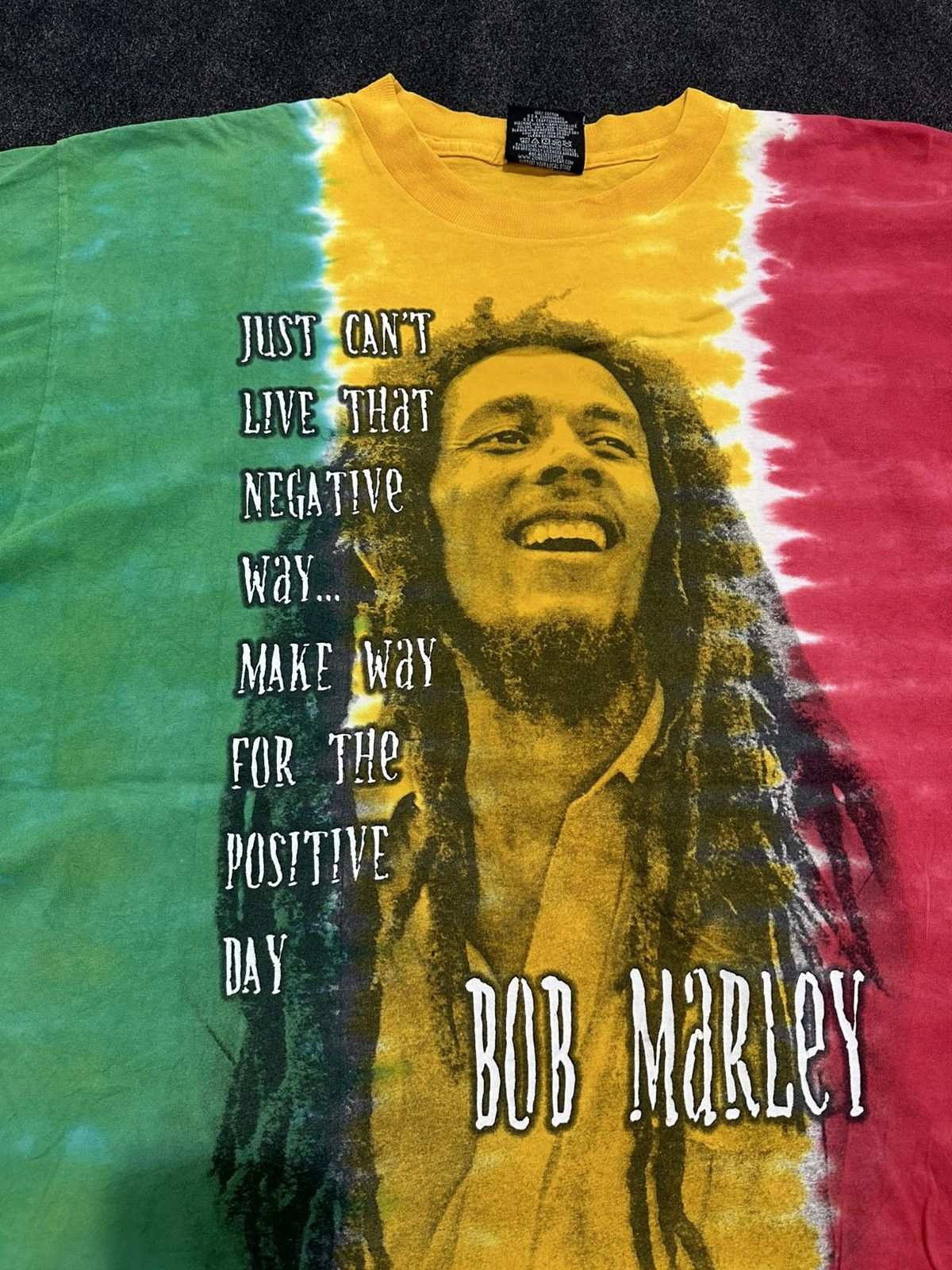 Zion Rootswear Vintage 90’s Bob Marley Tie Dye Tee Shirt Zion Roots wear XL Size US XL / EU 56 / 4 - 2 Thumbnail