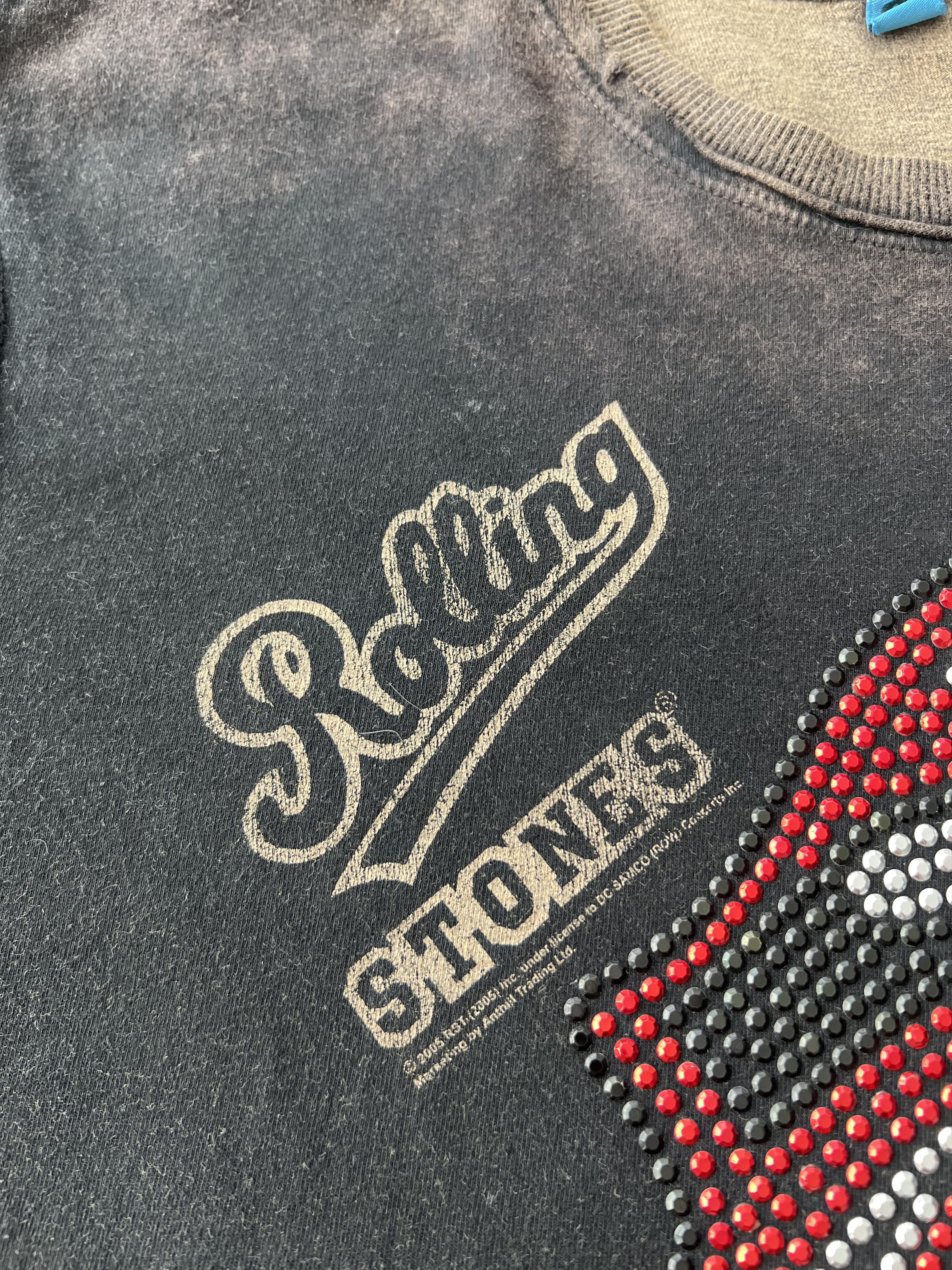 Band Tees Vintage 2005 The Rolling Stones Amplified Rhinestone Y2k Tee Size US S / EU 44-46 / 1 - 6 Thumbnail