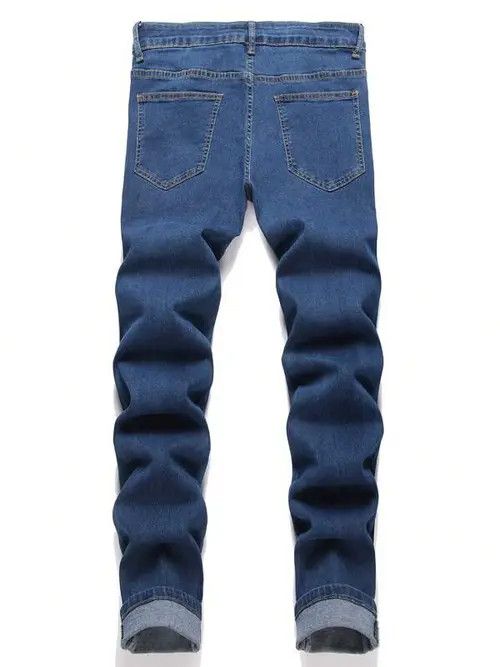Jean × Vintage Skinny ripped DRILL TRAP DRIP jeans Size US 34 / EU 50 - 4 Thumbnail