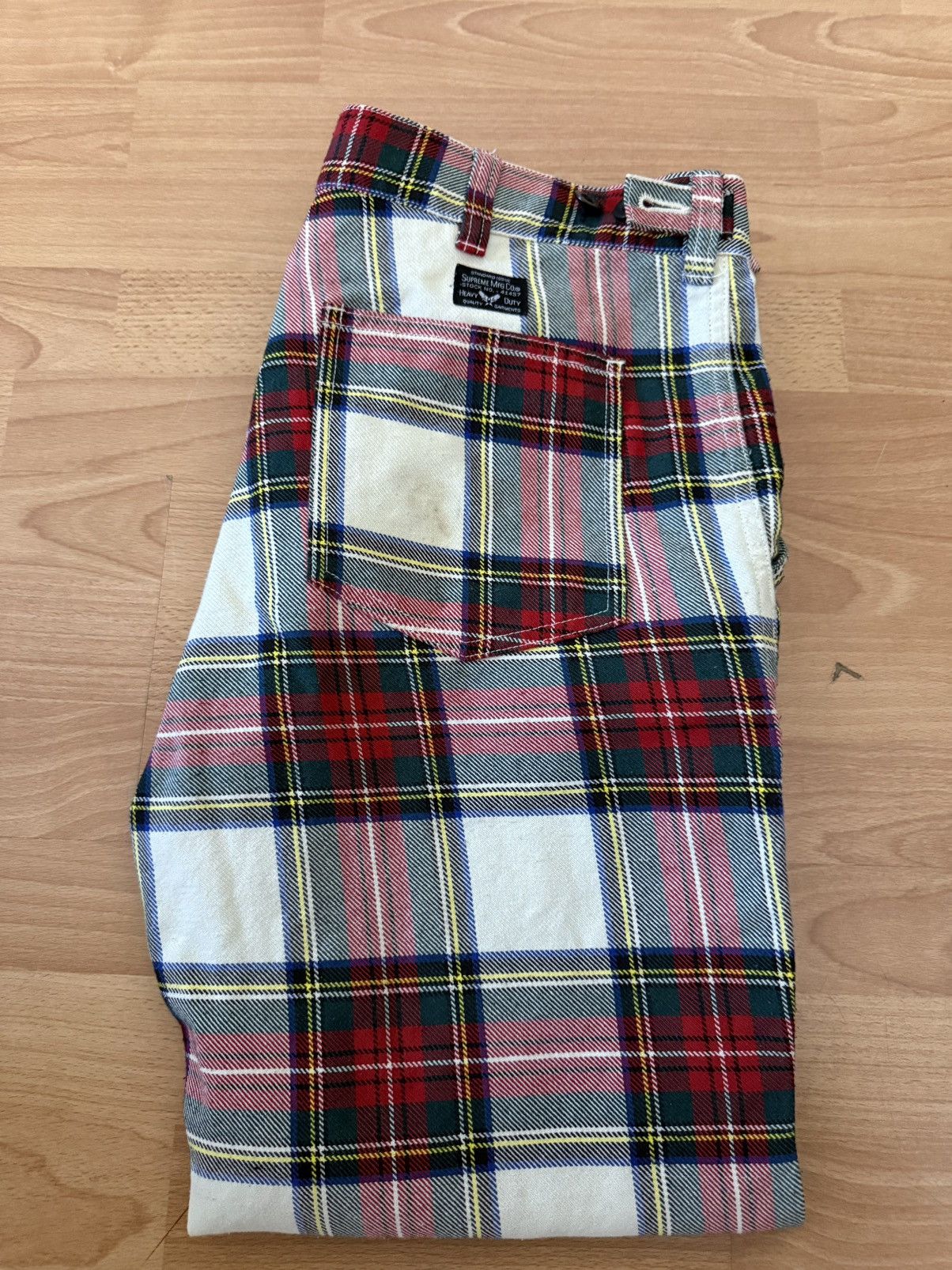 Supreme Supreme Cargo Flight Pants Size 32 Tartan Plaid SS14 Size US 32 / EU 48 - 21 Thumbnail