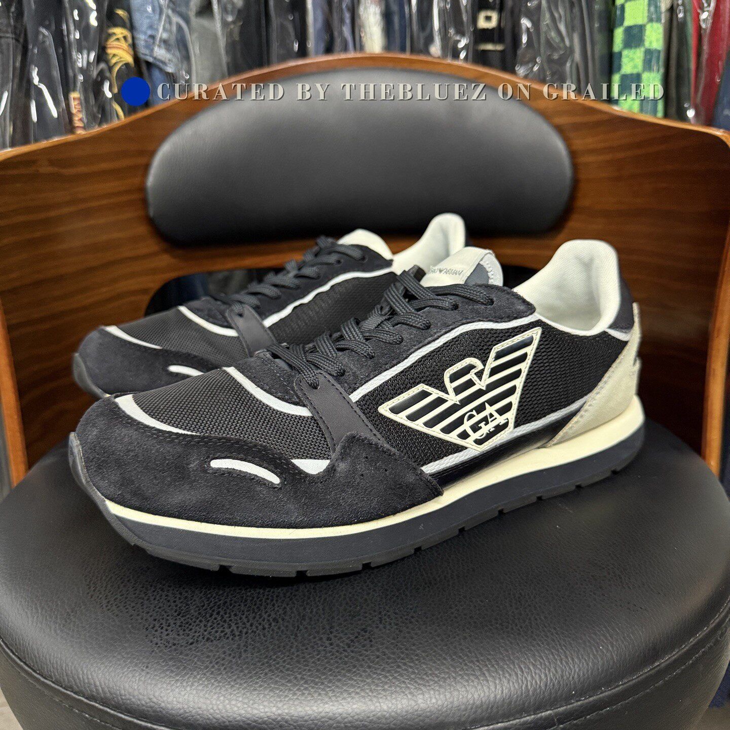 Emporio Armani × Mizuno emporio armani x mizuno sneakers | Grailed