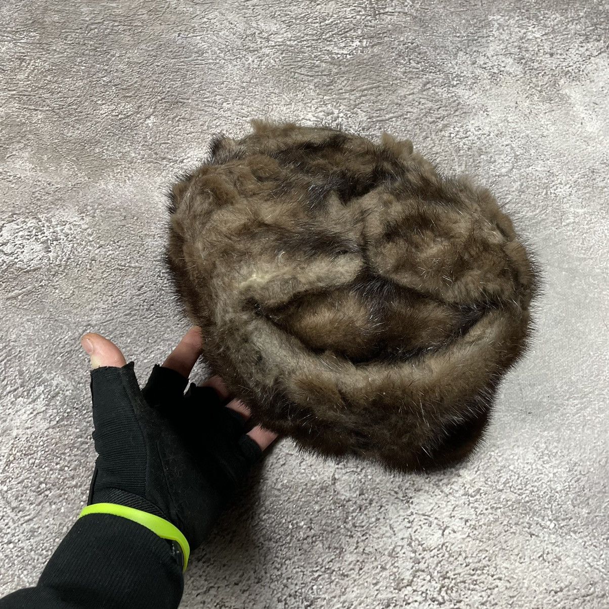 Vintage Vintage 90s Mohair Knit Beanie Grunge Alt Thrashed Baggy OS Size ONE SIZE - 1 Thumbnail
