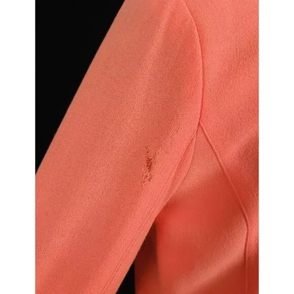 SMYTHE Smythe Tailored Blazer Size 4 Womens Neon Tangerine Jacket Size S / US 4 / IT 40 - 11 Thumbnail