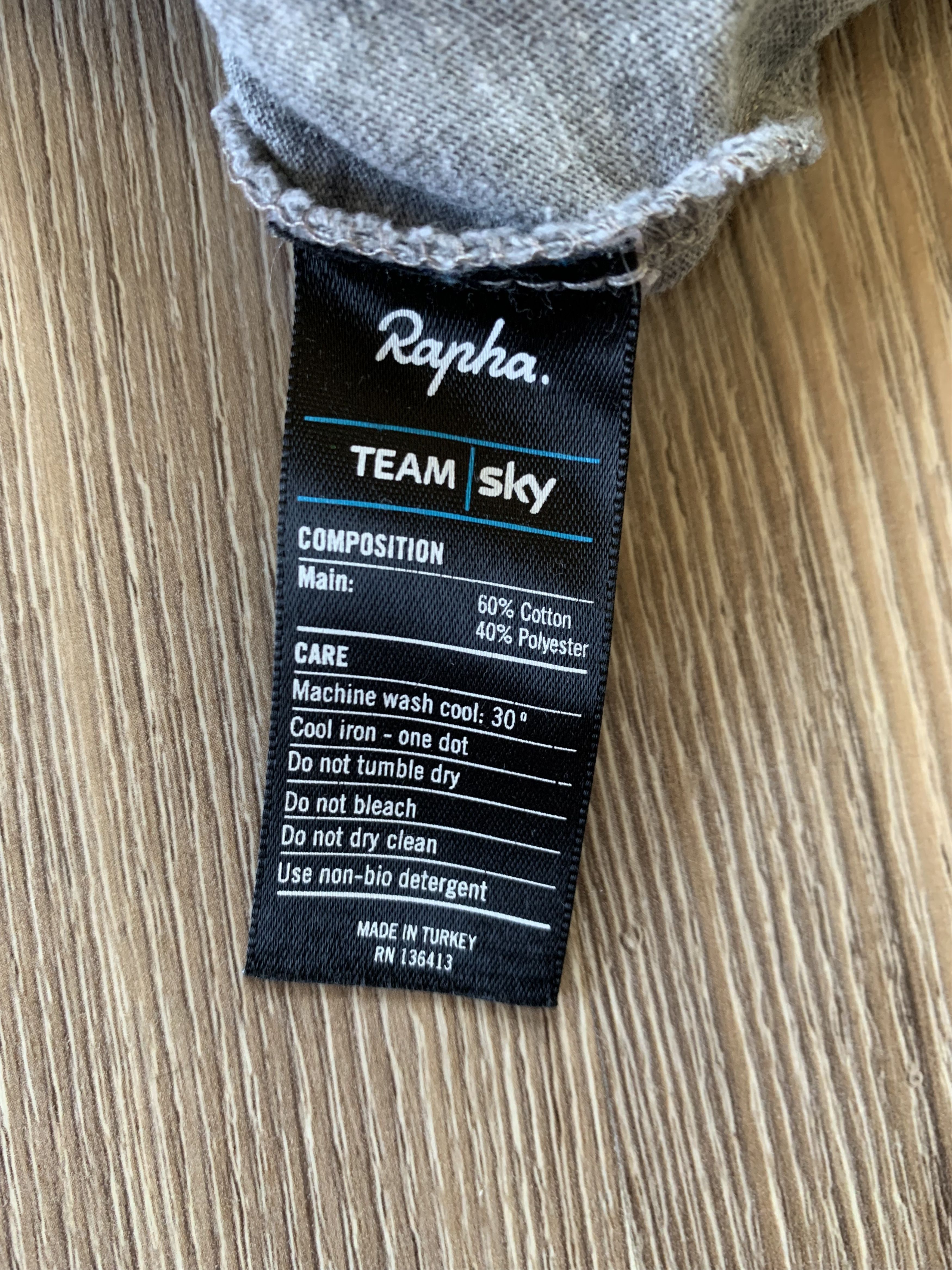 Rapha Rapha Grey Cotton Printed T-Shirt Size US XL / EU 56 / 4 - 7 Thumbnail