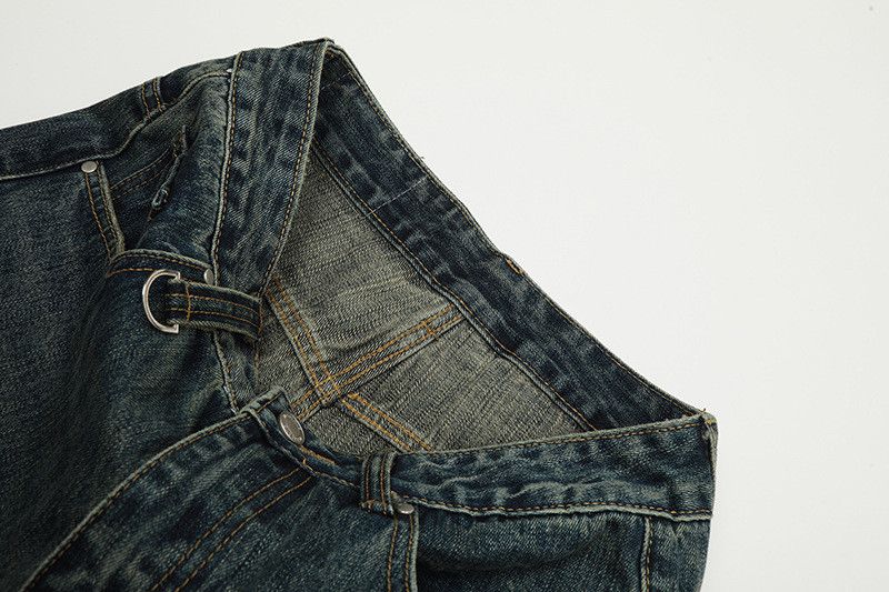 Vintage American retro high street casual flared jeans for men Size US 32 / EU 48 - 4 Thumbnail