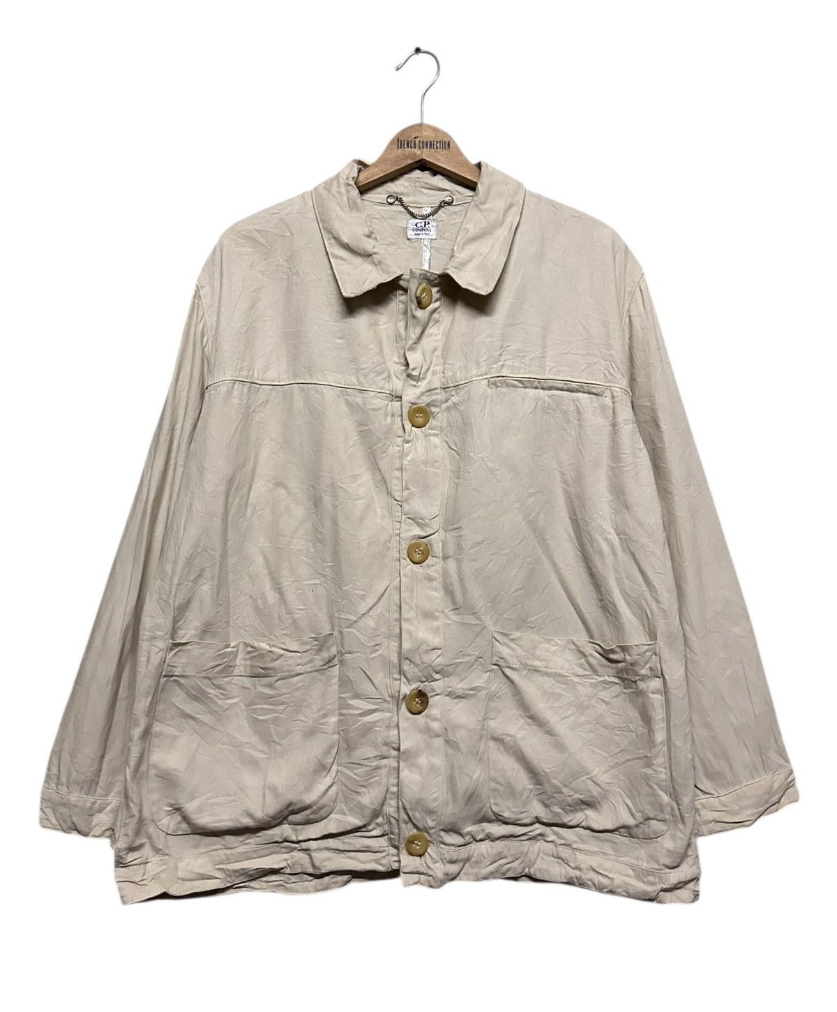 C.P. Company Vtg🔥S/S1996 C.P Company Beige Work Jacket Size US M / EU 48-50 / 2 - 1 Thumbnail
