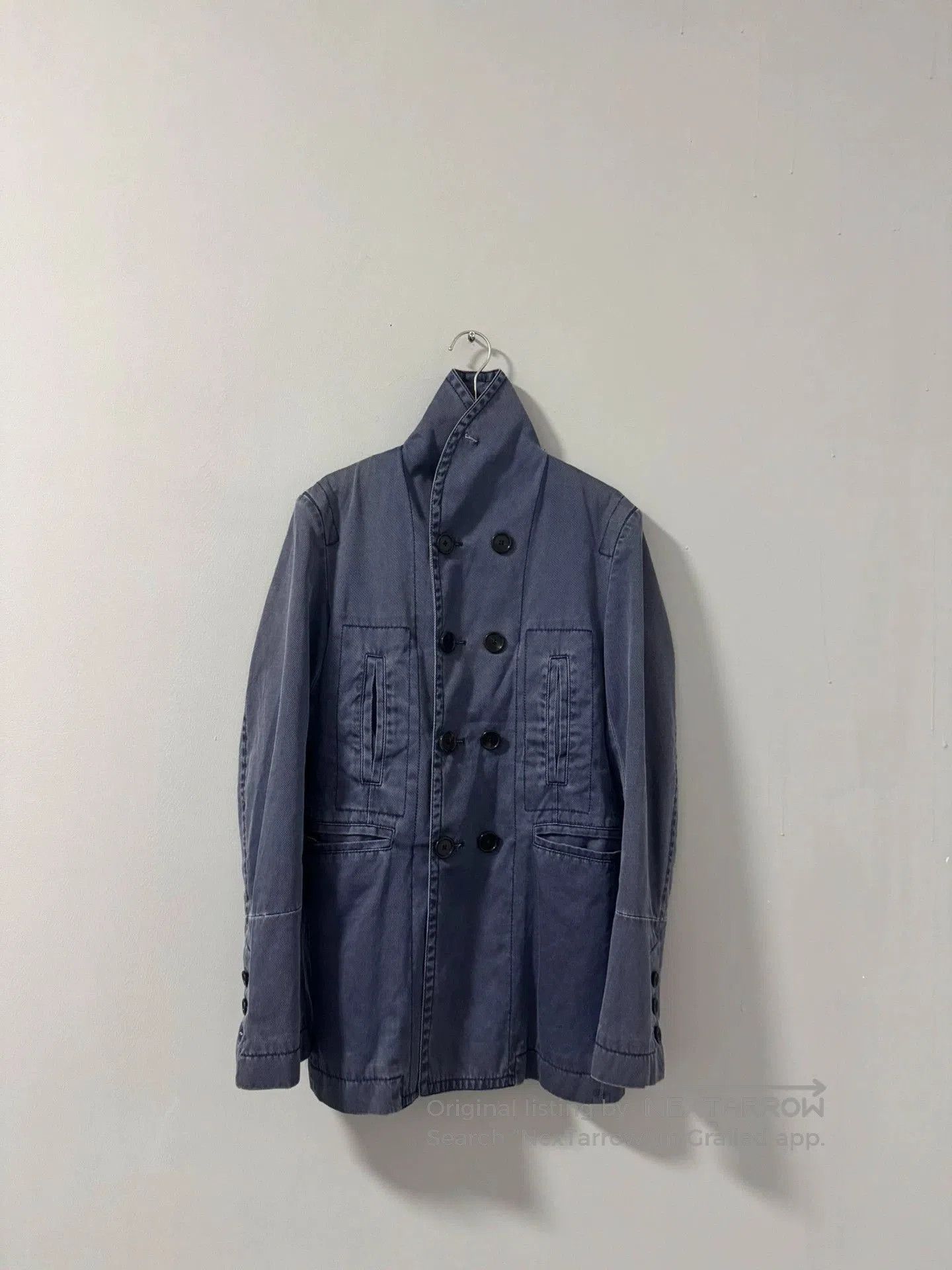 Ann Demeulemeester Blue Denim Jacket - XXS. Size US XXS / EU 40 - 4 Thumbnail