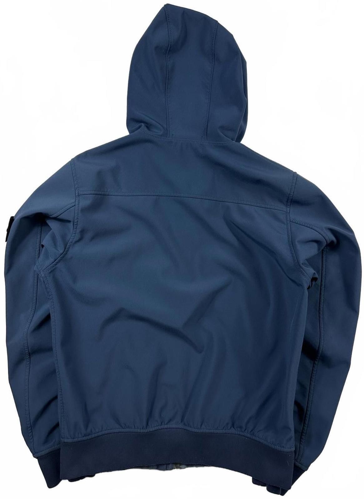 Stone Island Stone Island Soft Shell R Hooded Jacket Blue Medium Size US S / EU 44-46 / 1 - 7 Thumbnail