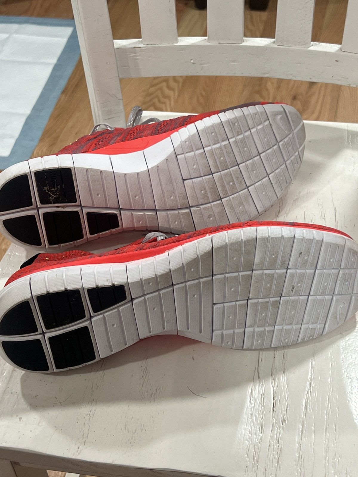 Nike Nike Free FlyKnit Chukka “Bright Crimson” Size US 14 / EU 47 - 7 Thumbnail