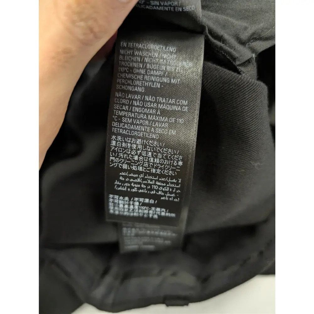 Balenciaga o1rshd1 Unisex Dry Wool Twill Tailored Pants in Black Size US 28 / EU 44 - 16 Thumbnail