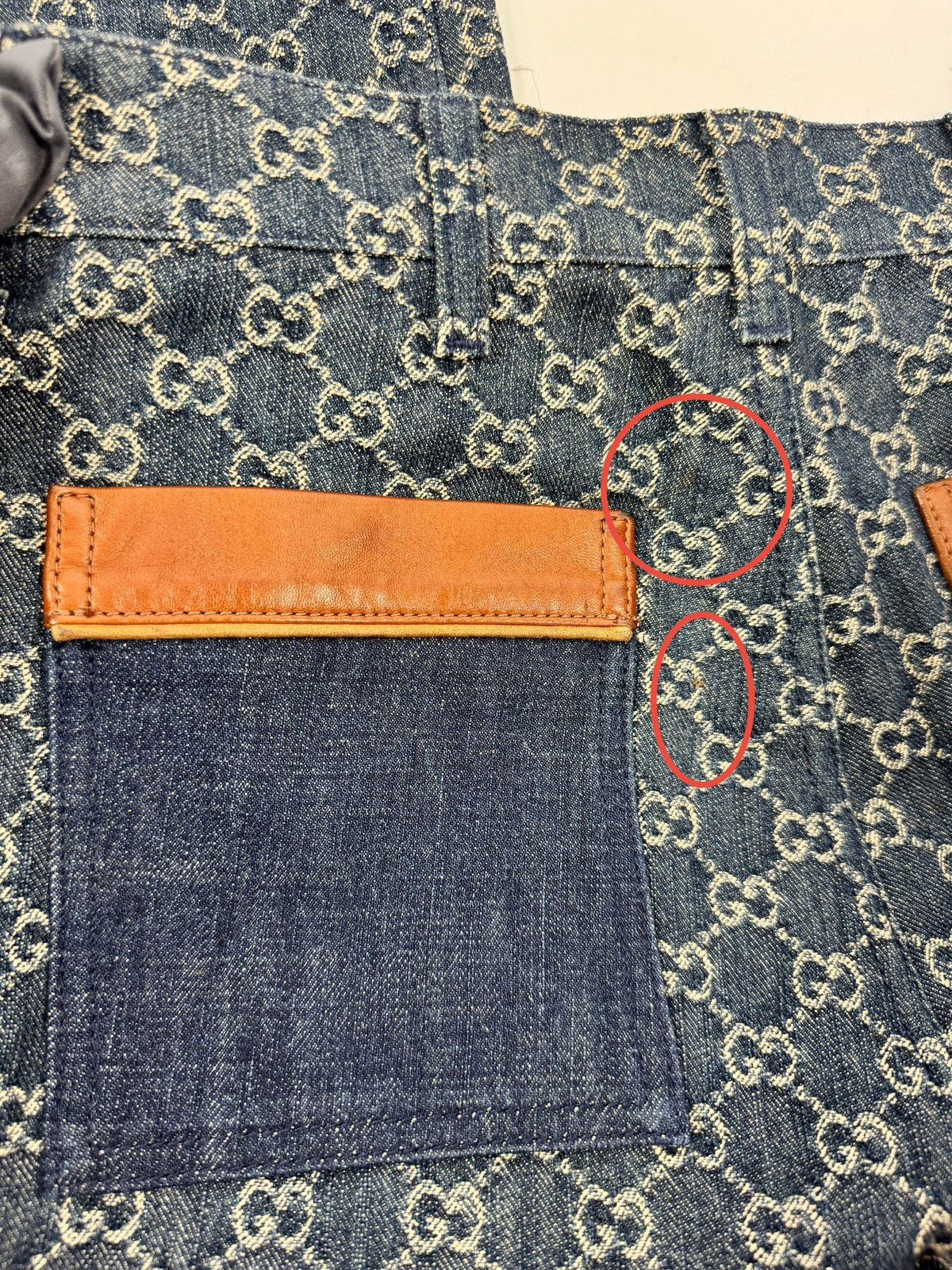 Gucci GG EMBROIDERED DENIM JEANS Size US 30 / EU 46 - 14 Thumbnail