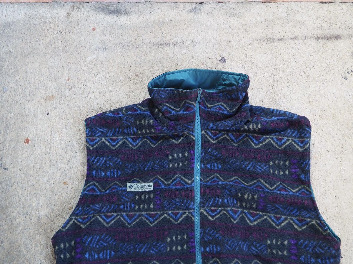 Columbia Columbia vintage reversible zip-up fleece vest, southwestern Size US L / EU 52-54 / 3 - 3 Thumbnail