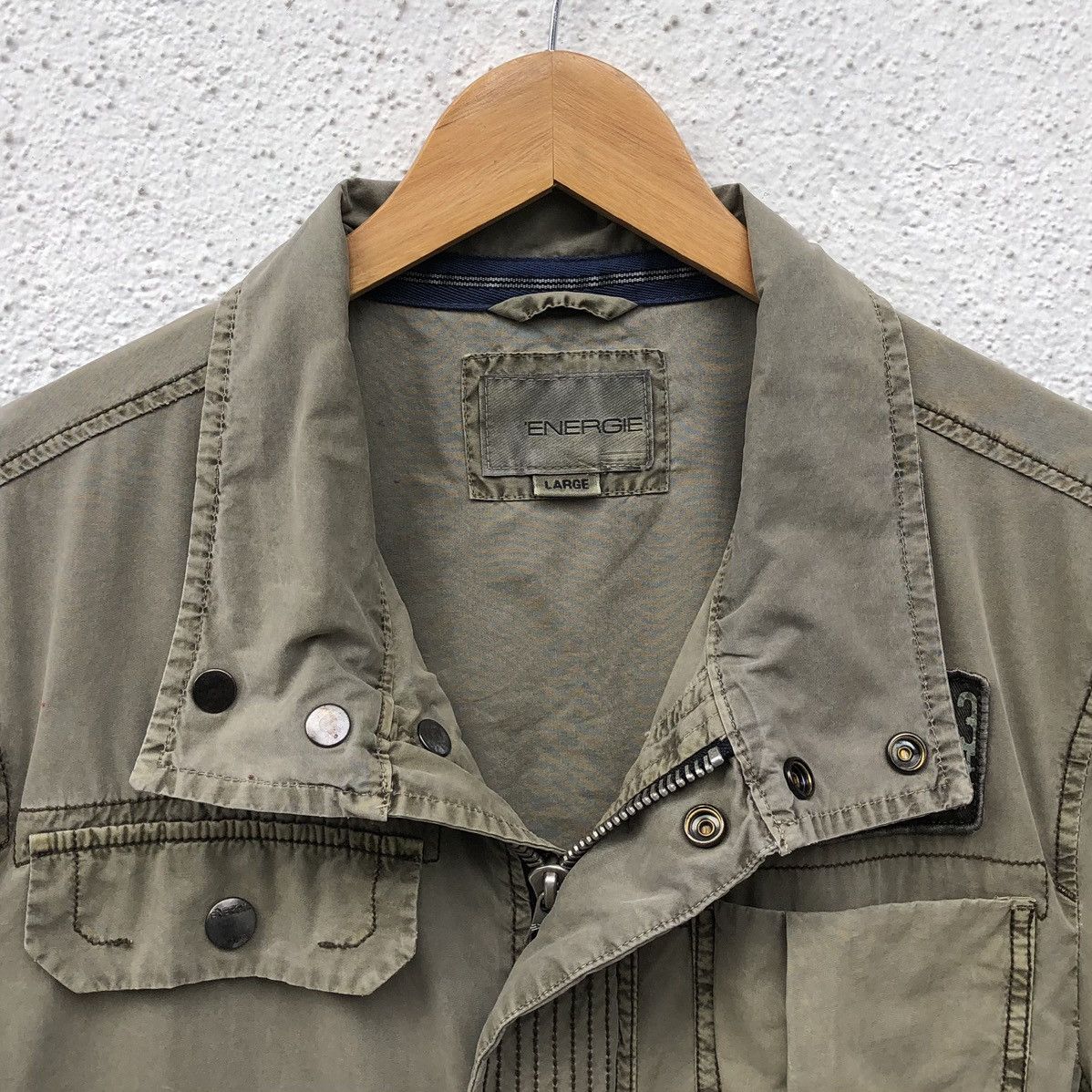 Energie Energie Italy Green Military Parka Jacket Size US L / EU 52-54 / 3 - 17 Thumbnail