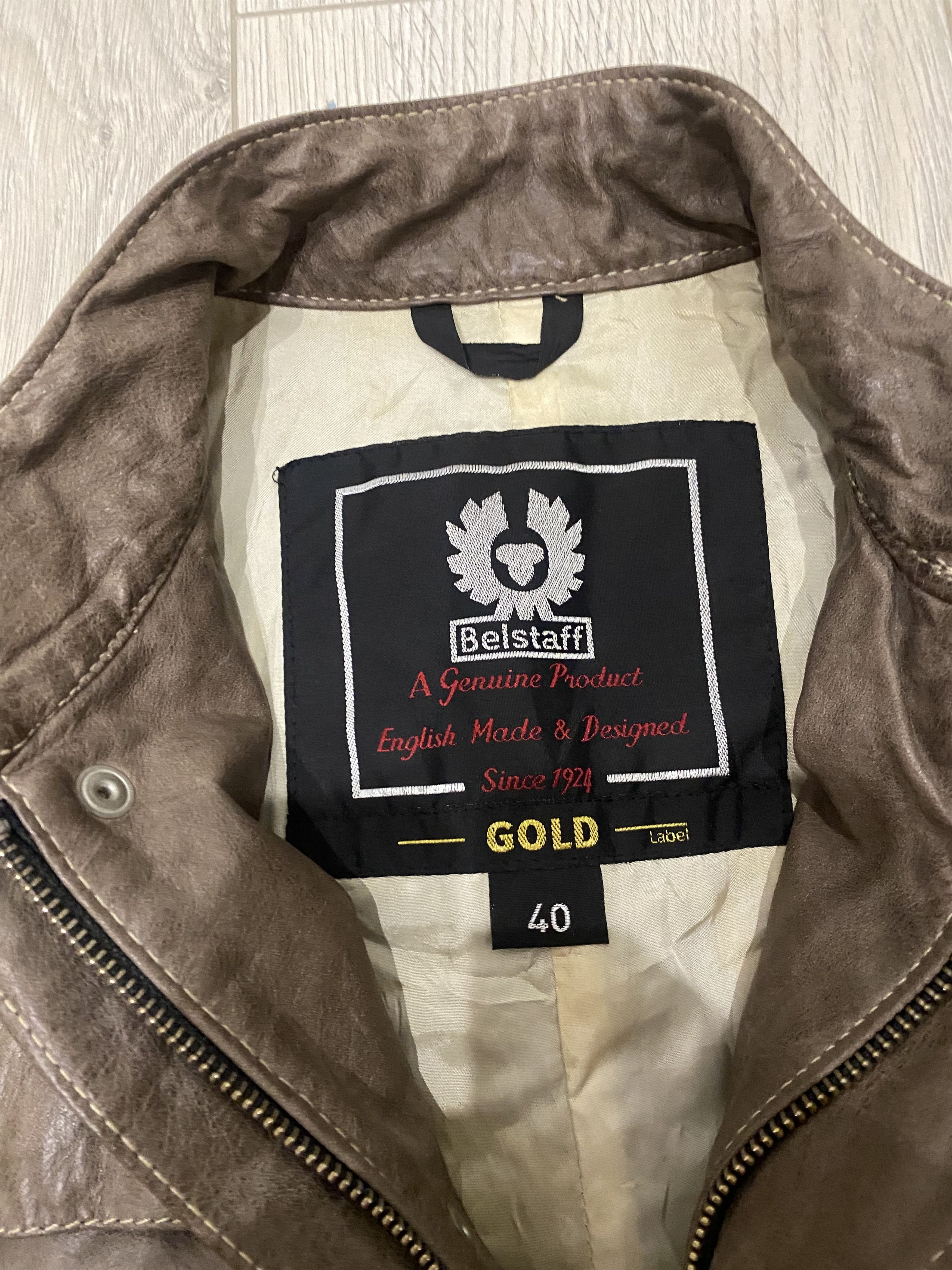 Belstaff Belstaff Gold Leather Jacket Size S / US 4 / IT 40 - 5 Thumbnail