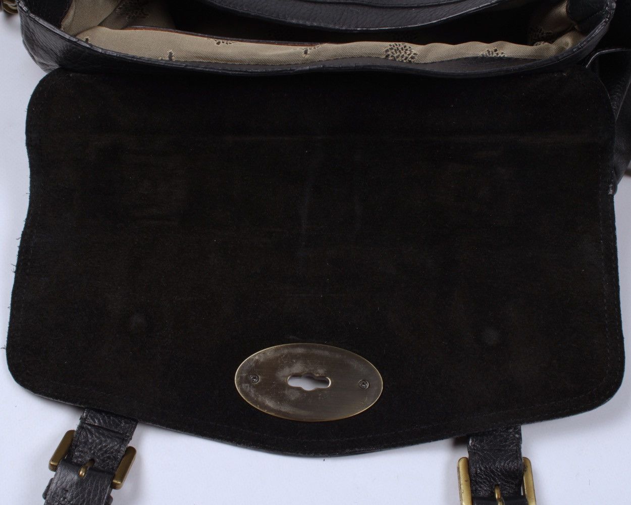 Designer × Mulberry MULBERRY Alexa Leather Black Handle Shoulder Bag 390207 Size ONE SIZE - 8 Thumbnail
