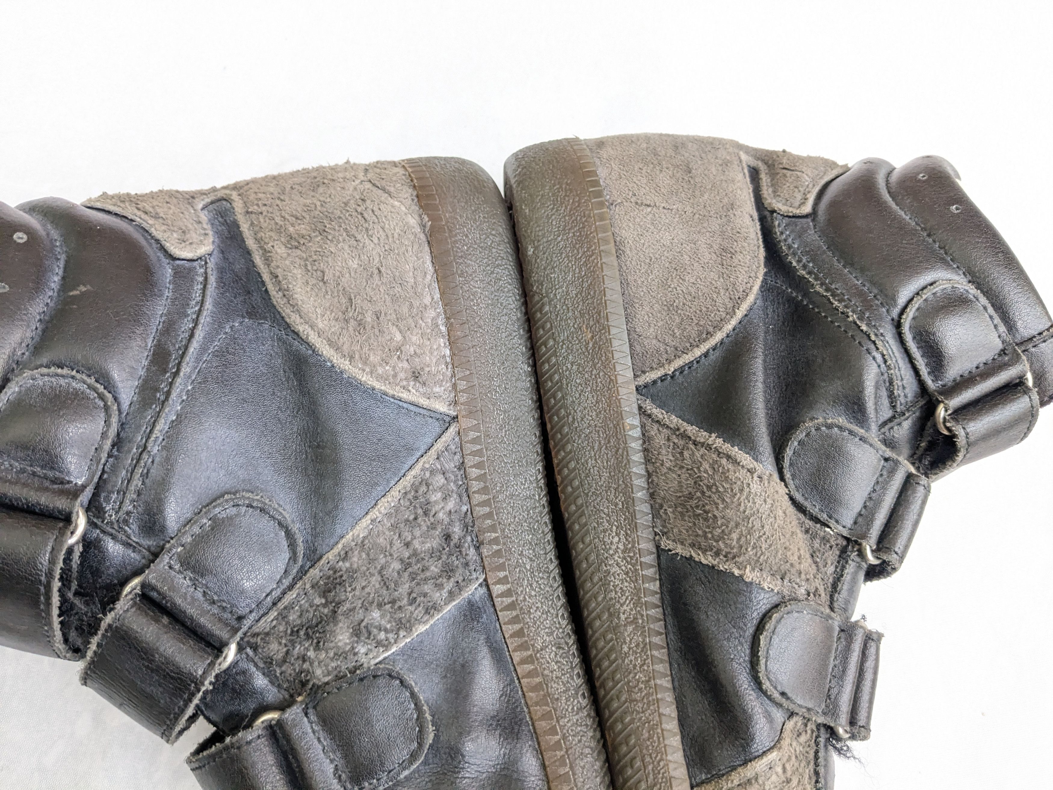 Maison Margiela Maison Margiela Triple Strap Sneakers 9 42 Black Gray High Size US 9 / EU 42 - 12 Thumbnail