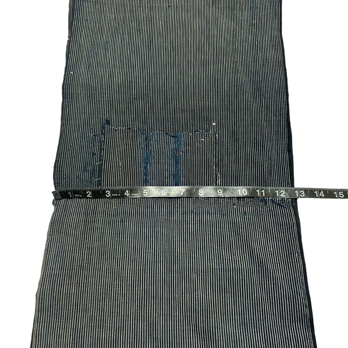 Japanese Brand 321 1930s BORO Japanese Indigo Fabric Vintage Cloth Kimono Size ONE SIZE - 17 Thumbnail