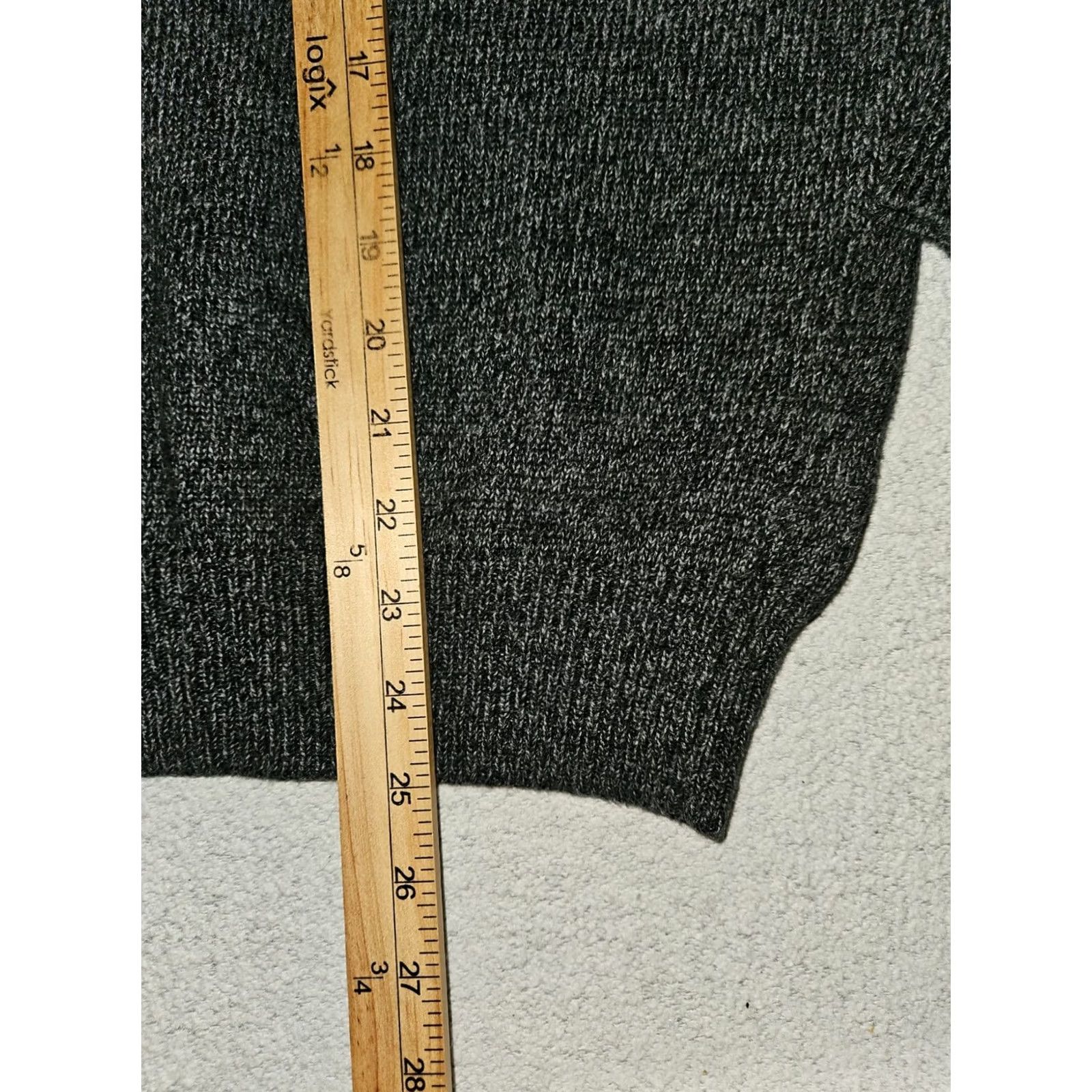 Polo Ralph Lauren Polo Ralph Lauren Sweater Men's XL Charcoal Gray 1/4 Zip Long Sleeve Preppy Size US XL / EU 56 / 4 - 4 Thumbnail