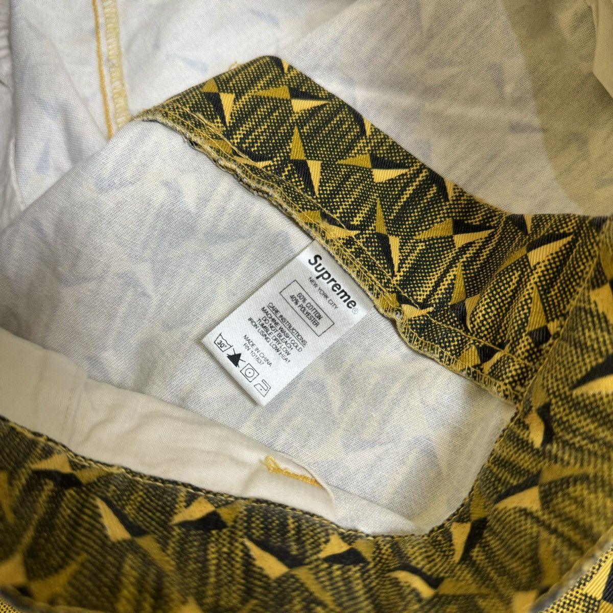 Supreme SUPREME - Diamond Plate Work Double Knee Pants Size US 34 / EU 50 - 7 Thumbnail