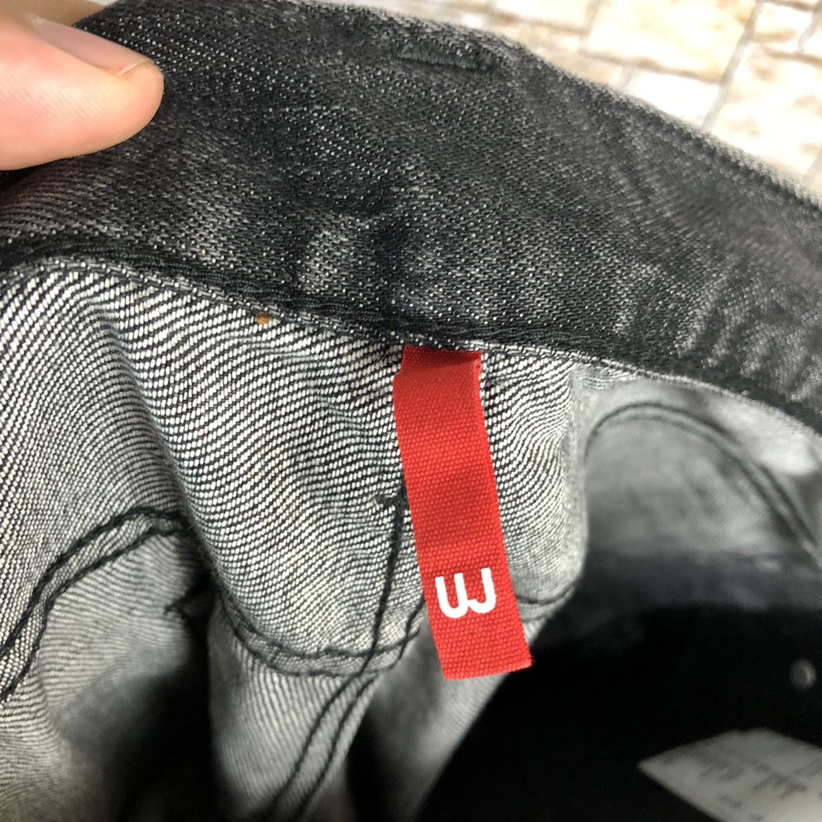Japanese Brand Uniqlo vintage Jeans faded Black Denim Pants #A131 Size US 32 / EU 48 - 21 Thumbnail