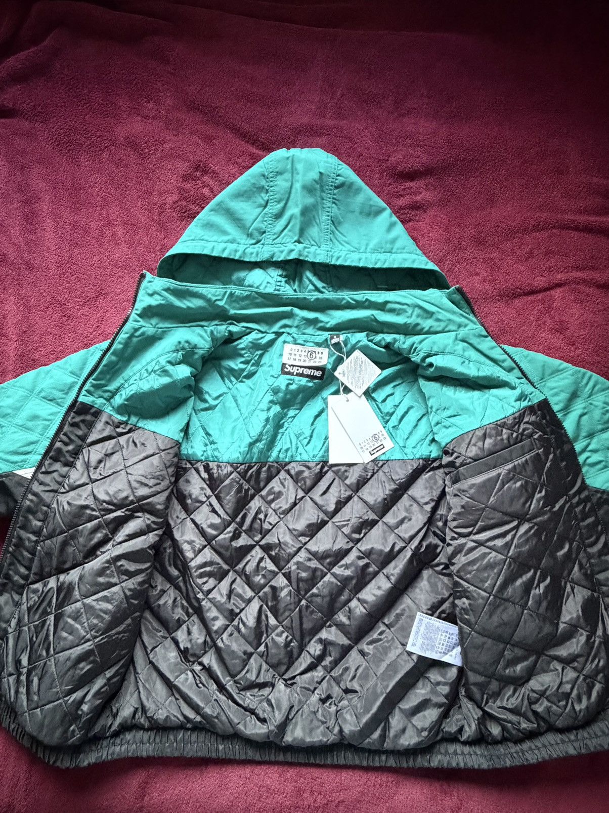 Maison Margiela × Supreme Supreme®/MM6 Maison Margiela Split Stadium Jacket Size US M / EU 48-50 / 2 - 6 Thumbnail