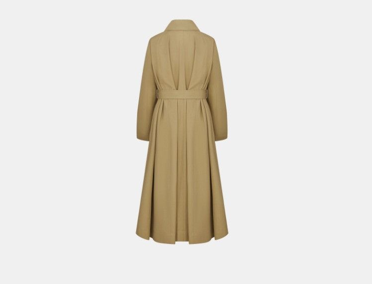 Dior o1w1db10425 351M62A Coat in Beige Size M / US 6-8 / IT 42-44 - 4 Thumbnail