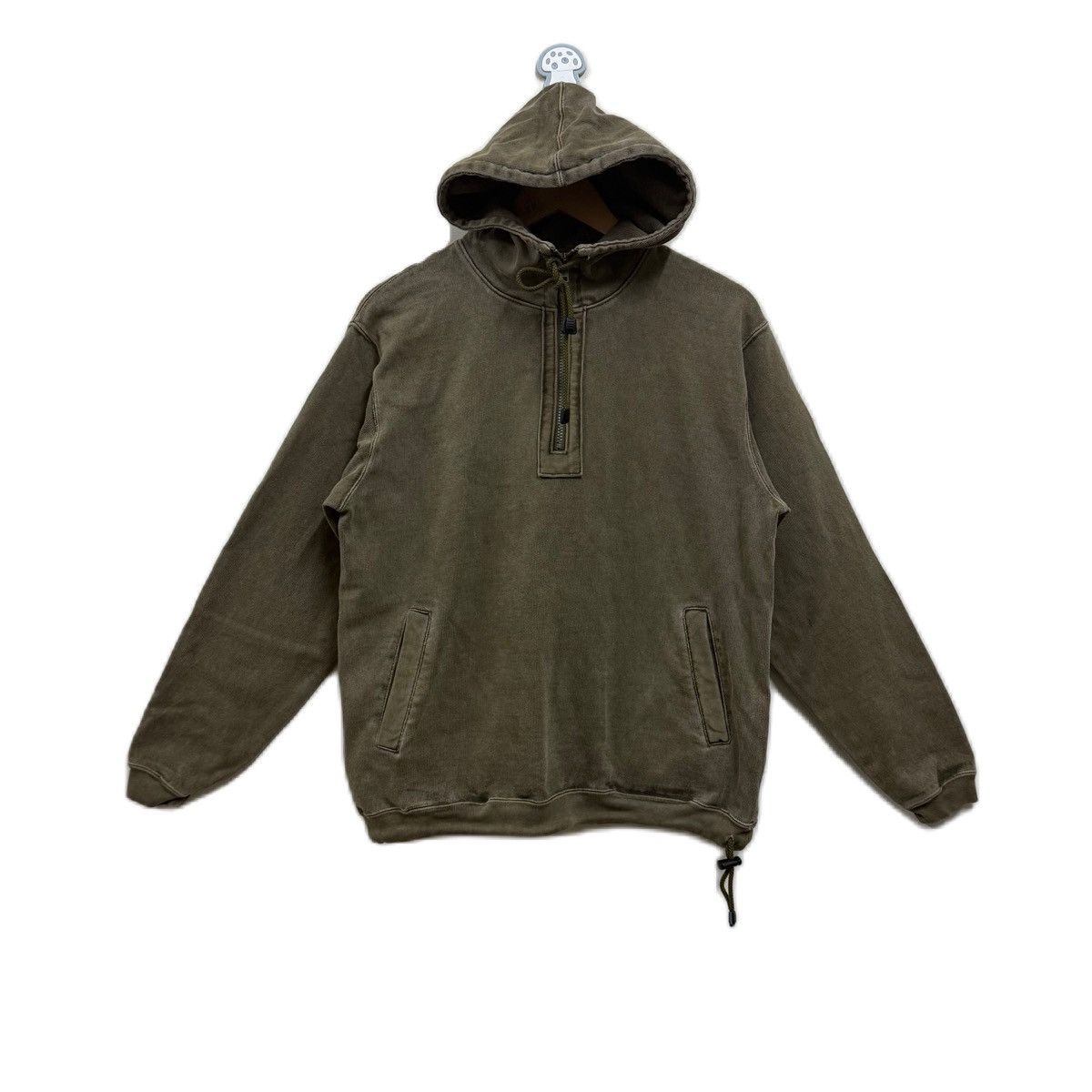 Japanese Brand Earth Paradise Half Zipper Hoodie Japanese Brand Size US M / EU 48-50 / 2 - 1 Thumbnail