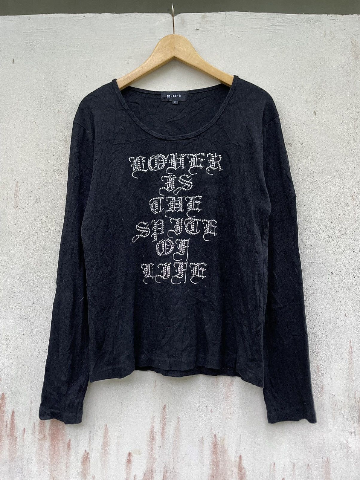 20471120 Japanese K.U.I Gun Studed Tees Lgb Style Size US M / EU 48-50 / 2 - 2 Thumbnail