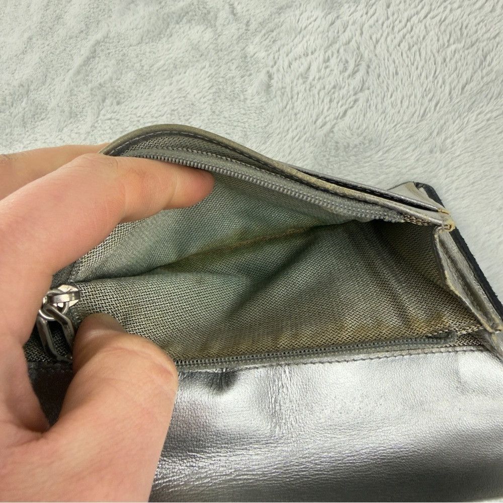 Chanel Chanel CC Long Bifold Black Leather Wallet Embroidered Size ONE SIZE - 8 Thumbnail