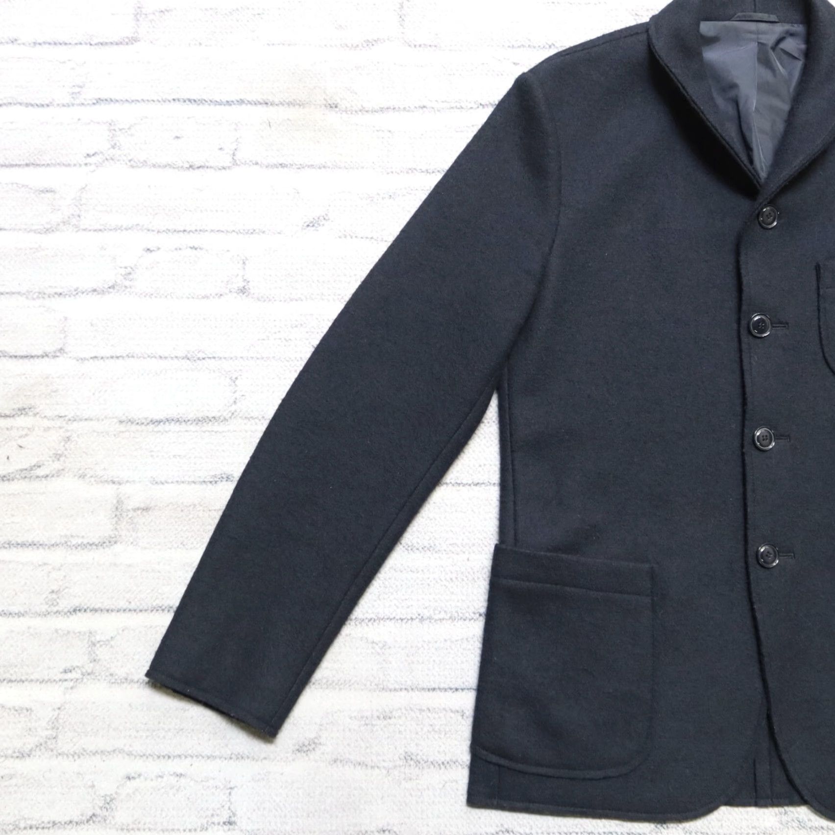 Aspesi Aspesi Wool Blazer Jacket Mens L Navy Blue Size 42R - 4 Thumbnail