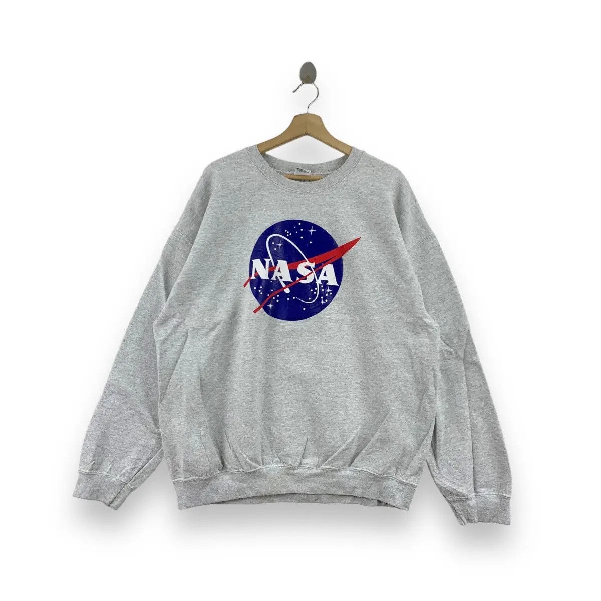 NASA Vintage NASA USA Aeronautics Space Big Logo Sweatshirt Size XL / US 12-14 / IT 48-50 - 1 Thumbnail