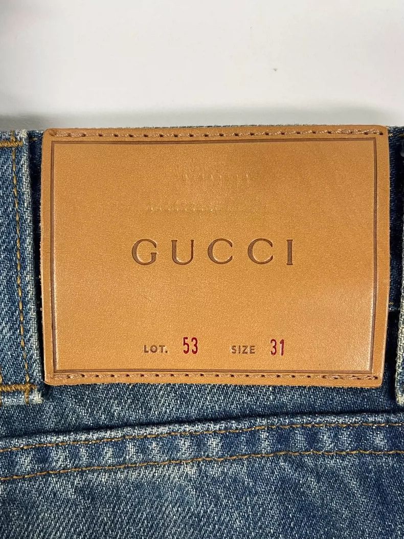 Gucci Gucci washed blue cropped jeans-2508 Size US 30 / EU 46 - 3 Thumbnail