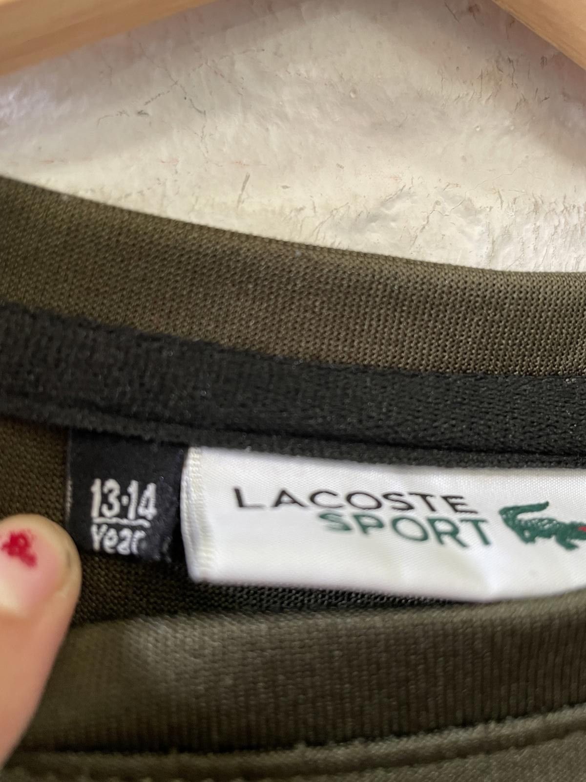 Lacoste Lacoste Olive Green Men's Sweatshirt with Logo Tape on Sleev Size US M / EU 48-50 / 2 - 4 Thumbnail