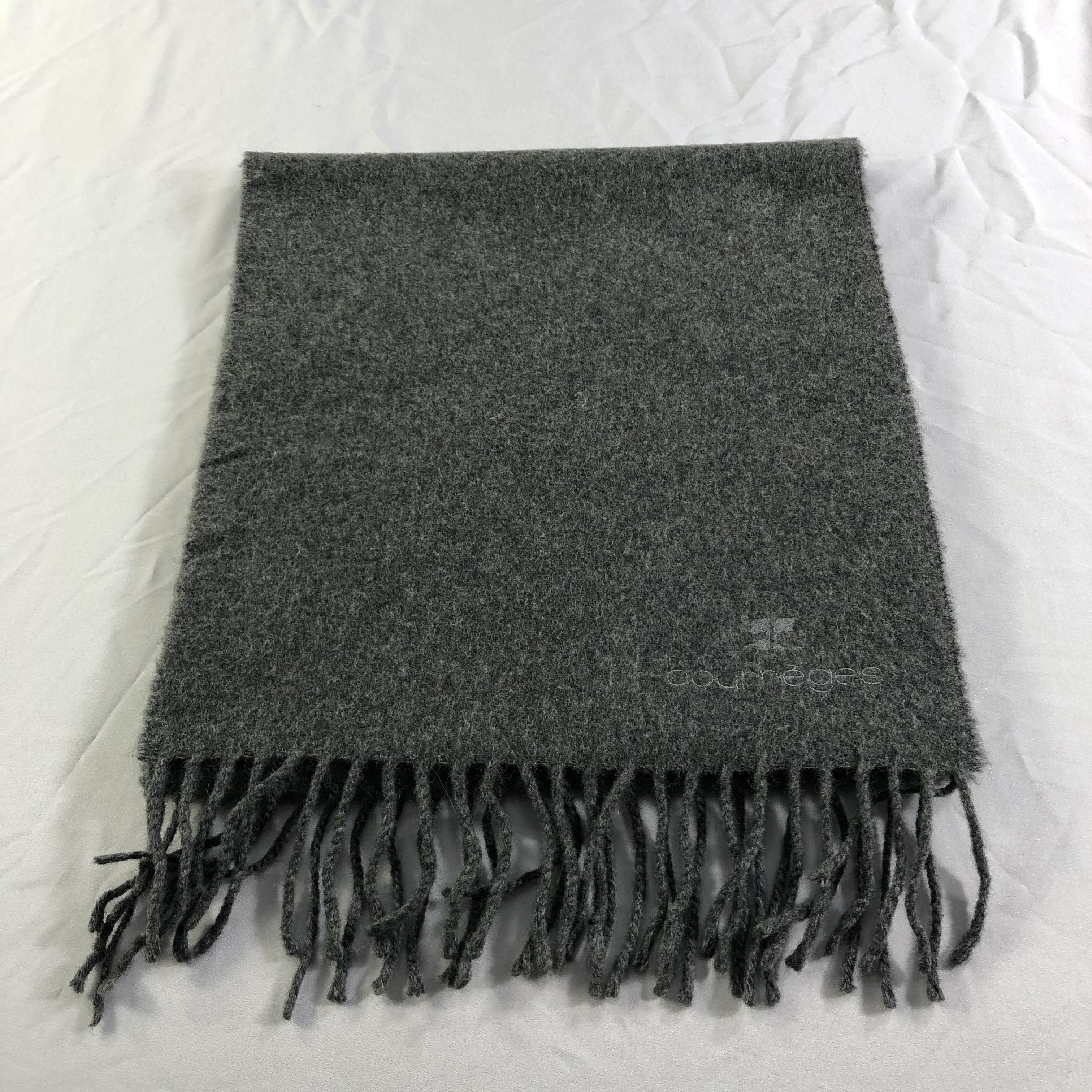 Courreges Courreges Wool Scarf Muffler Neckwear V2347 Size ONE SIZE - 2 Thumbnail