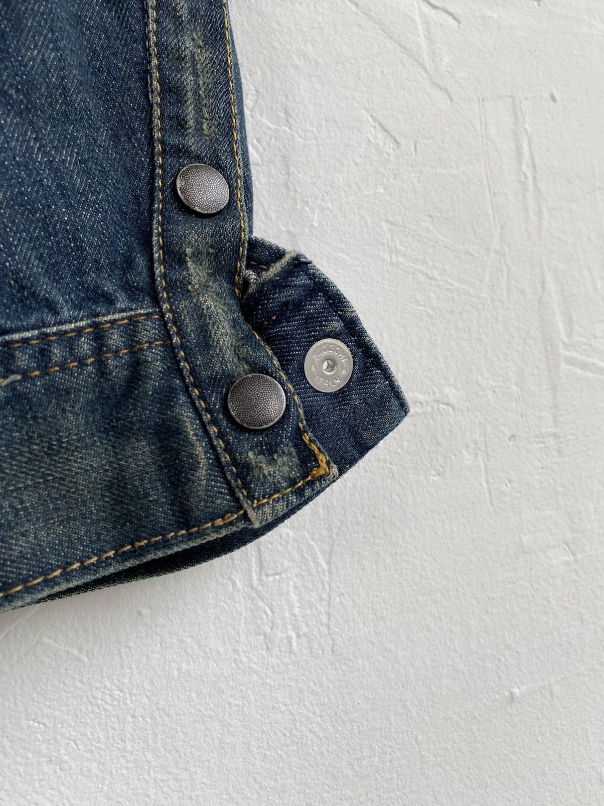 Diesel 2004 Diesel Mannil Distressed Denim Jacket Size US M / EU 48-50 / 2 - 10 Thumbnail