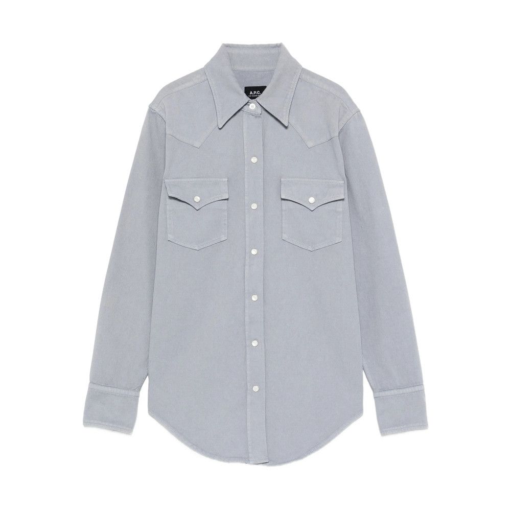 A.P.C. A.p.c. GREY Tops - Shirts Size S / US 4 / IT 40 - 1 Thumbnail