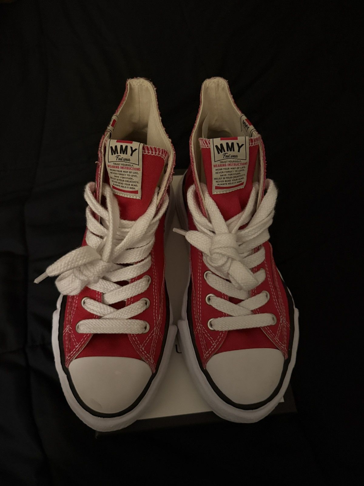 Maison MIHARA YASUHIRO Maison Mihara Yasuhiro red Peterson High 43 Size US 10 / EU 43 - 1 Thumbnail