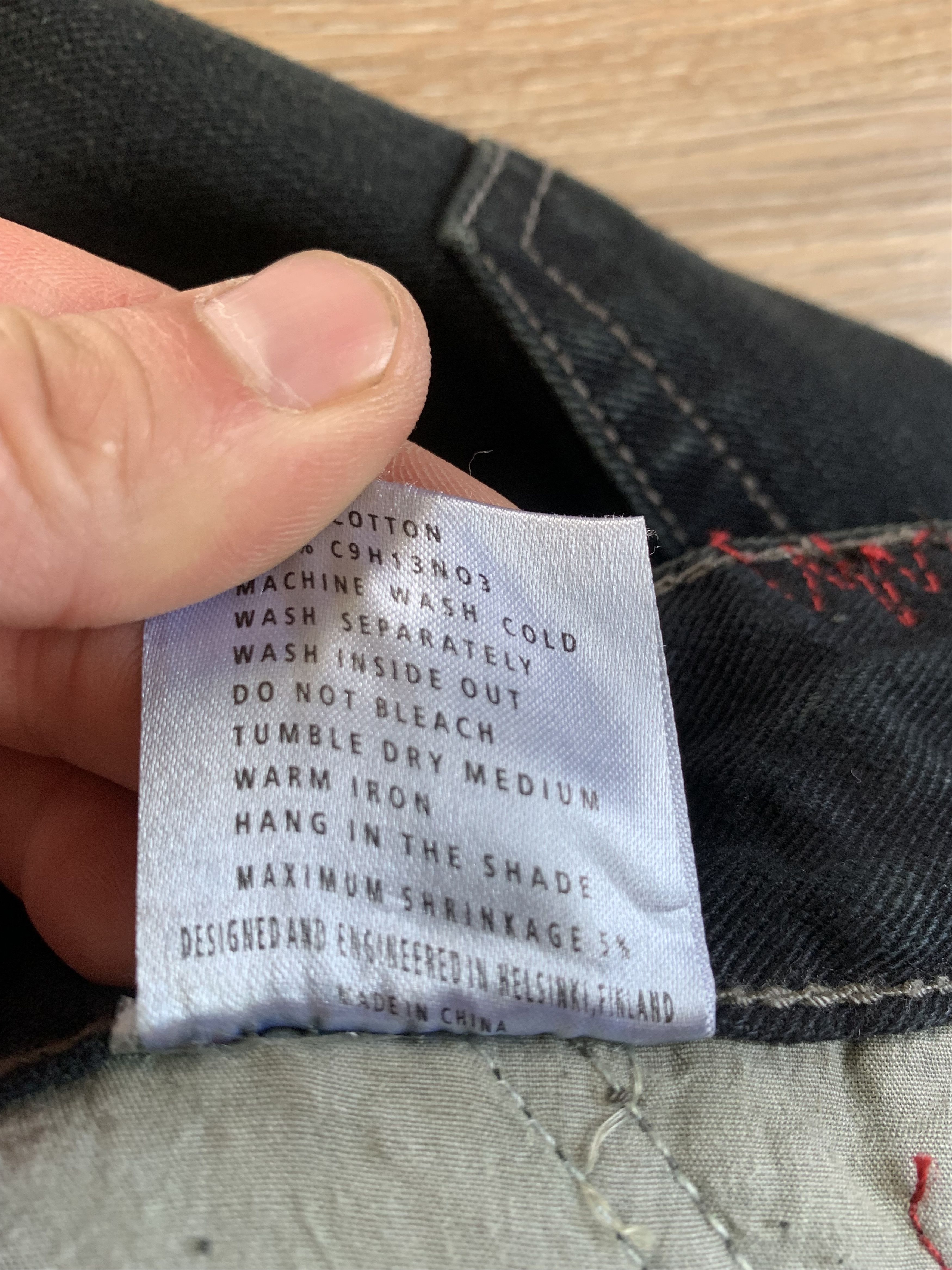 Denime Birdman Street Gear Skull Biker Motorcycle Denim Jeans Size US 30 / EU 46 - 13 Thumbnail